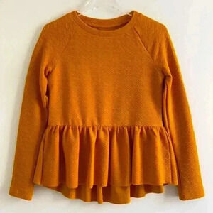 Shein Peplum Long Sleeve Top size Medium